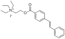 CAS#: 101710-52-5, (2-Hydroxyethyl)Triethylammonium Iodide 4-Stilbenecarboxylate