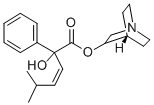 CAS#: 101711-05-1, 1-Azabicyclo[2.2.2]Octan-8-Yl (Z)-2-Hydroxy-5-Methyl-2-Phenylhex-3-Enoate