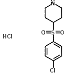CAS 登录号：101768-64-3， 4-[(4-氯苯基)磺酰基]哌啶盐酸盐(1:1)