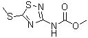 CAS 登录号：101848-19-5， [5-(甲硫基)-1,2,4-噻二唑-3-基]氨基甲酸甲酯