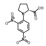 CAS 登录号：10189-66-9， 1-(2,4-二硝基苯基)-D-脯氨酸