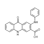 CAS 登录号：101904-51-2， 2-苯胺基-9-氧代-9,10-二氢-3-吖啶羧酸