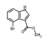 CAS#: 101909-43-7, Methyl 4-Bromo-1H-Indole-3-Carboxylate