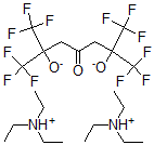 CAS#: 101913-86-4, 2,6-Bis(trifluoromethyl)-2,6-dihydroxy-1,1,1,7,7,7-hexafluoro-4-Heptanone bis(triethylamine)salt