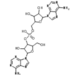 CAS#: 102029-96-9, [5-(6-Aminopurin-9-Yl)-3,4-Dihydroxy-Tetrahydrofuran-2-Yl]Methyl [5-(6-Aminopurin-9-Yl)-4-Hydroxy-2-(Hydroxymethyl)Tetrahydrofuran-3-Yl] Hydrogen Phosphate