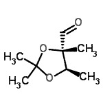 CAS#: 102103-81-1, (4S,5R)-2,2,4,5-Tetramethyl-1,3-Dioxolane-4-Carbaldehyde