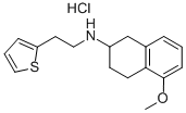 CAS 登录号:102120-96-7, N-(1,2,3,4-四氢-5-甲氧基-2-萘基)-2-噻吩乙胺盐酸盐(1:1)