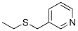 CAS#: 102206-63-3, 3-(Ethylsulfanylmethyl)Pyridine