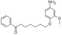 CAS 登录号：102239-85-0， 7-(4-氨基-2-甲氧基苯氧基)-苯庚酮