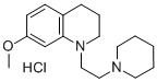 CAS 登录号：102259-75-6， 7-甲氧基-1-(2-哌啶-1-基乙基)-3,4-二氢-2H-喹啉盐酸盐