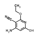 CAS 登录号：102266-59-1， 4-氨基-2-乙氧基-6-羟基-吡啶-3-甲腈