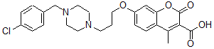 CAS 登录号:102392-27-8, 3-羧酸-哌香豆司特