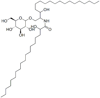 CAS 登录号：102489-95-2， 葡糖基-N-(2-羟基十八碳酰基)二氢鞘氨醇