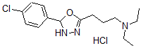 CAS 登录号：102504-39-2， 5-(3-(二乙基氨基)丙基)-3-(4-氯苯基)-delta4-1,2,4-恶二唑啉盐酸盐