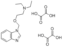 CAS#: 102516-94-9, 1-((2-(Diethylamino)Ethoxy)Methyl)-Benzimidazole Dioxalate