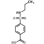 CAS 登录号：10252-65-0， 4-(丙基氨基磺酰基)苯甲酸