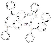 CAS 登录号：102532-71-8， 二-(1,2-二(二苯基膦基)乙烯)铜(I)