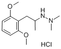 CAS 登录号：102570-86-5， 2-[1-(2,6-二甲氧基苯基)丙-2-基]-1,1-二甲基肼盐酸盐