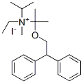 CAS 登录号：102571-22-2， 2-(2,2-二苯基乙氧基)乙基-甲基-二(丙-2-基)铵碘化物
