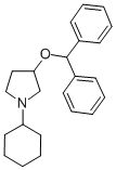 CAS 登录号：102584-43-0， 1-环己基-3-[二(苯基)甲氧基]吡咯烷