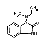 CAS 登录号：102616-90-0， 1-[乙基(甲基)氨基]-1,3-二氢-2H-苯并咪唑-2-酮