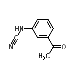 CAS 登录号：102711-76-2， (3-乙酰基苯基)氰胺