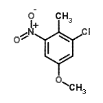 CAS#: 102735-89-7, 1-Chloro-5-Methoxy-2-Methyl-3-Nitrobenzene