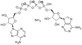 CAS 登录号：102783-36-8， P1,P4-二(腺苷-5')四磷酸酯铵盐