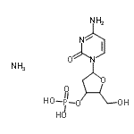 CAS 登录号：102783-50-6， 4-氨基-1-(2-脱氧-3-O-膦酰呋喃戊糖基)-2(1H)-嘧啶酮氨合物(1:1)