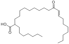CAS 登录号：102791-31-1， (E)-2-庚基-12-氧代二十一碳-13-烯酸