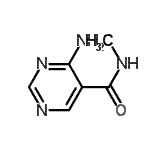 CAS 登录号：102818-44-0， 4-氨基-N-甲基-5-嘧啶甲酰胺