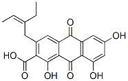 CAS#: 102819-46-5, 3-[(Z)-2-Ethylbut-2-Enyl]-1,6,8-Trihydroxy-9,10-Dioxoanthracene-2-Carboxylic Acid