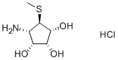 CAS 登录号：102822-56-0， (1R,2R,3R,4S,5R)-4-氨基-5-甲硫基环戊烷-1,2,3-三醇