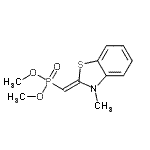 CAS#: 102834-87-7, Dimethyl [(Z)-(3-Methyl-1,3-Benzothiazol-2(3H)-Ylidene)Methyl]Phosphonate