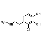 CAS 登录号：102851-71-8， 3-氯-4-[2-(甲基氨基)乙基]-1,2-苯二酚