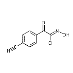 CAS 登录号：102941-53-7， (1Z)-2-(4-氰基苯基)-N-羟基-2-氧代亚氨代乙酰氯化物