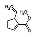 CAS 登录号：102979-48-6， 甲基5-乙烯基-1-环戊烯-1-羧酸酯
