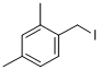 CAS 登录号：102998-69-6， 1-(碘甲基)-2,4-二甲基-苯