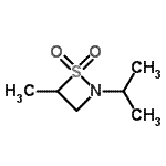 CAS#: 103021-07-4, 2-Isopropyl-4-Methyl-1,2-Thiazetidine 1,1-Dioxide