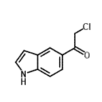 CAS#: 103028-56-4, 2-Chloro-1-(1H-Indol-5-Yl)Ethanone