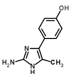 CAS#: 103037-99-6, 4-(2-Amino-5-Methyl-1H-Imidazol-4-Yl)Phenol