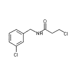 CAS 登录号：103040-54-6， 3-氯-N-(3-氯苄基)丙酰胺