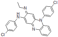 CAS#: 103051-26-9, N,5-Bis(4-Chlorophenyl)-3-Ethyliminophenazin-2-Amine