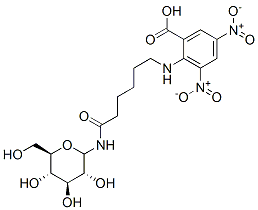 CAS 登录号：103083-55-2， 3,5-二硝基-2-[[6-氧代-6-[[(3R,4S,5S,6R)-3,4,5-三羟基-6-(羟基甲基)四氢吡喃-2-基]氨基]己基]氨基]苯甲酸