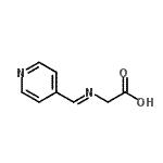 CAS 登录号：103084-34-0， (E)-N-(4-吡啶基甲基烯)甘氨酸