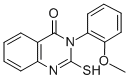 CAS 登录号：1031-67-0， 3-(2-甲氧基苯基)-2-硫代-1H-喹唑啉-4-酮