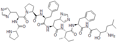 CAS 登录号：103122-78-7， 肾素抑制肽