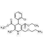 CAS#: 103129-81-3, 3-Ethyl 5-Methyl 2-[(2-Aminoethoxy)Methyl]-4-(2-Chlorophenyl)-6-Methyl-1,4-Dihydro-3,5-Pyridinedicarboxylate