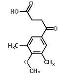 CAS#: 103234-38-4, 4-(4-Methoxy-3,5-Dimethylphenyl)-4-Oxobutanoic Acid