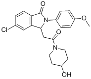 CAS#: 103255-64-7, 5-Chloro-3-[2-(4-Hydroxypiperidin-1-Yl)-2-Oxoethyl]-2-(4-Methoxyphenyl)-3H-Isoindol-1-One